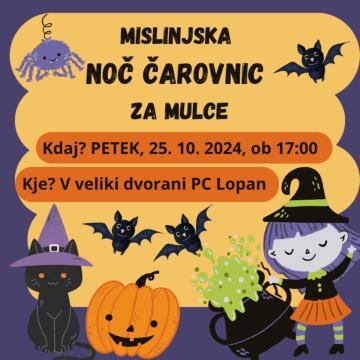 Mislinjska noč čarovnic za mulce