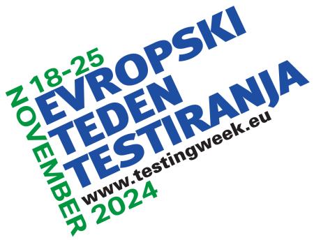 Evropski teden testiranja.