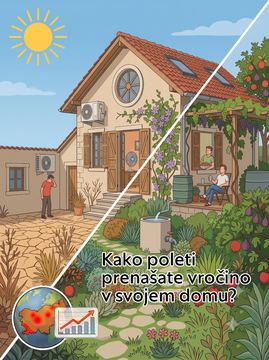Kako poleti prenašate vročino v svojem domu